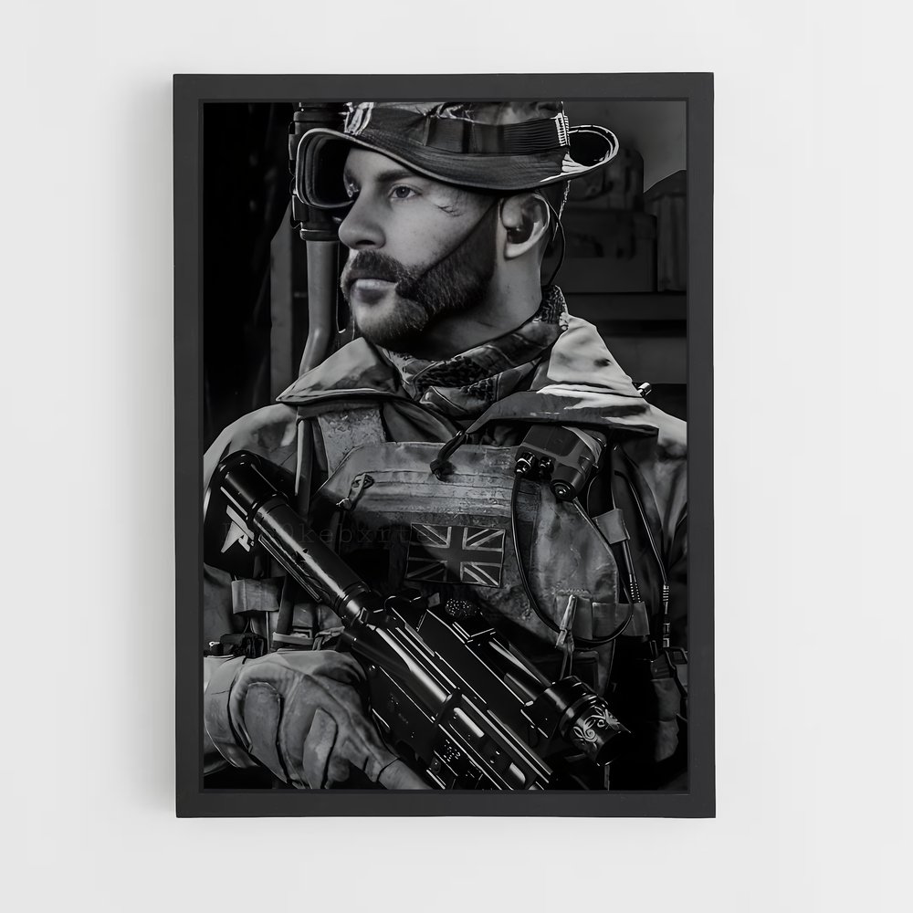 Poster Commandant de Fer – affiche Call of Duty (vue 2)